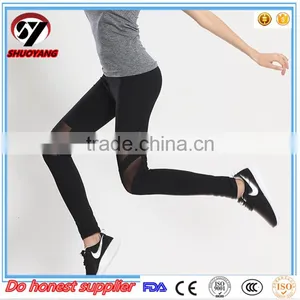 Factory Wholesale Custom Design Mesh Yoga Pants Women's Sportswear Yoga Wear thumbnail-6