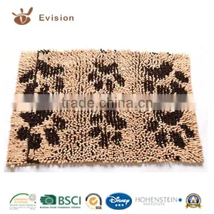 2016 NEW Chenille Bathmat With Dog's Foot Prints Pattern thumbnail-1