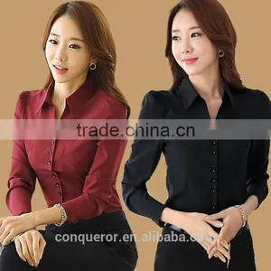 New Design Made to Measure Multiple Color Shirt for Business Women thumbnail-6