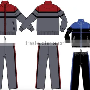 New Design 2 Stripe Insert Men's Sportswear Outdoor Running Wear Trainer Suit thumbnail-1