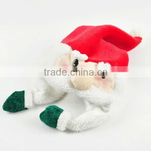 Red Colorchristmas Hat With White Ball for Adults and Kids thumbnail-4