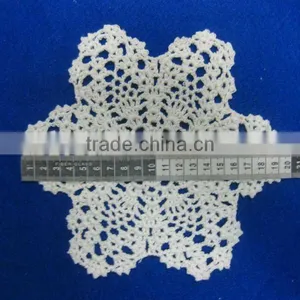 Crochet Lace Cotton Doily thumbnail-1