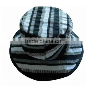 Ribbon Bucket Hats With Roll Brim thumbnail-1