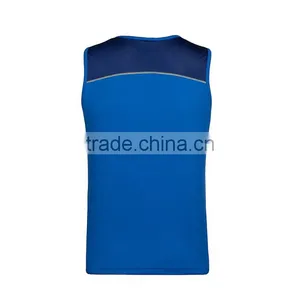 Wholesale Breathable Dry Fit Loose Fit Running Singlets thumbnail-4