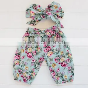 Baby Leggings Wholesale Boutique Children Summer Pants Floral Cotton Baby Girl Short Hot Pants thumbnail-2