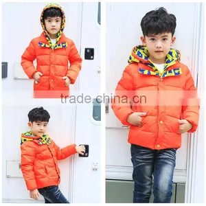 2016New Design Short Hoody Kid Down Jacket thumbnail-2