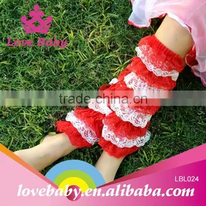 Wholesale Christmas Lace Baby Leg Warmers Petti Legs thumbnail-1
