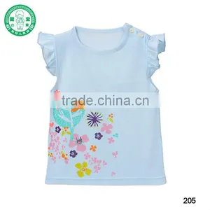 High Quality Baby T-shirt , Sleeveless Infant Baby T-shirt, Colorful T-shirt thumbnail-1