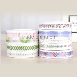 7mm*10m Washi Tape Heart/split Line/animal Foortsprint Pattern Adhesive Tape Small Fresh Series Decorative Tape thumbnail-3