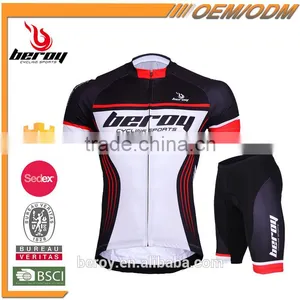 Beroy Custom Men Comfortable Cycling Jerseys Suit Short Sleeve no Minimum,cheap Racing Bike Attire thumbnail-1