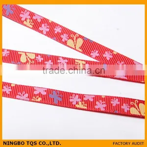 3/8 Inch Butterfly Printed Wholesale Ribbon thumbnail-1