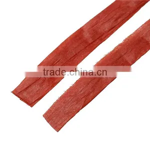 Raffia Paper Jewelry Ribbon Cord Red 0.2mm, 4.0mm-8.0mm, 2 Rolls (Approx 20 M/Roll) thumbnail-2