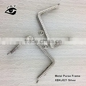 Silver Custom Purse Frame Box Clutch Frame for Bags and Handbags thumbnail-2