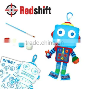 Art & Craft Kit Color Your Robot Doll Charm thumbnail-3