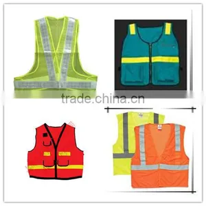 Customized Cheap 3m Blue Mesh Fabric Reflective Safety Vest thumbnail-2