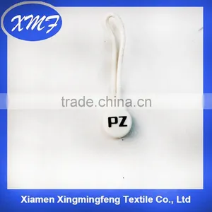 Custom Logo Rubber Plastic Zipper Puller, Plastic Zipper Puller With Cord thumbnail-3
