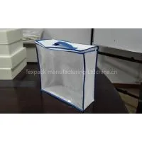 Hot Sale Custom Biodegradable Eco-friendly Clear Plastic Tote Bags thumbnail-2
