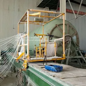 VFW-25000 Computer Control Vertical Site Winding Machine for FRP Tank thumbnail-1