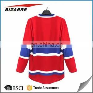 Design Custom Dry Fit Professional Team Ice Hockey Jersey For Unisex thumbnail-4