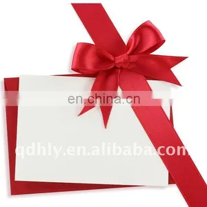 Bright Red Color Ribbons for Bow Tie thumbnail-1