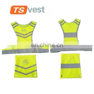 Reflective Safety Vest Coat Sanitation Vest Traffic Safety Warning Clothing Vest thumbnail-1