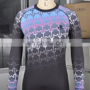 Custom Printed Bjj Rash Guard Sublimated Rash Guard Manufacturer Design Your Own Mma Rash Guard thumbnail-4