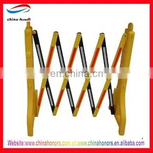 Yellow Plastic Folding Traffic Barrier/retractable Temporary Traffic Barrier thumbnail-1