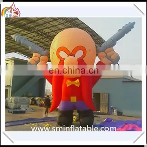 Wholesale Inflatable Tricky Man, Air Blown Outdoor Display Inflatable Man With Gun, Advertising Promotion Cartoon Movie Figure thumbnail-1