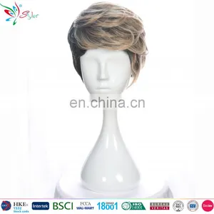 Cheap Wholesale Brown Short Male Wigs Men Wig thumbnail-1