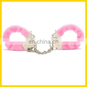 2015 New Style Pink Color Plush Handcuffs thumbnail-1