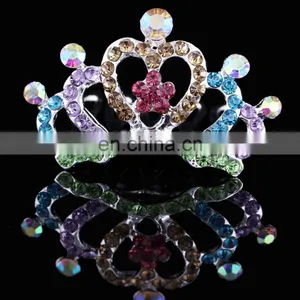 Multicolor Love Flower Crown Korean Style Children Tiara thumbnail-1