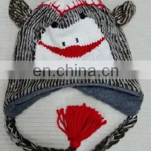 Funky Knitted Animal Hat thumbnail-1