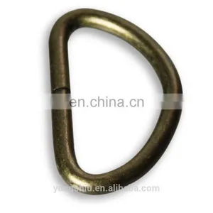 Antique Brass Welded D-Ring for Handbag Dog Collar thumbnail-3