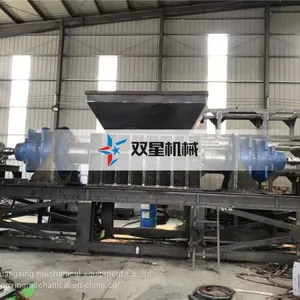 Twin Shaft Scrap Metal Shredders Industrial Shredding Equipment Mini Metal Shredder for Sale thumbnail-4