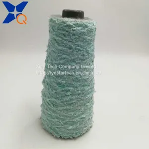 Nm13 Light Blue Microfiber Half Fancy Yarns Could Not Pass Needle Detector Conductive Touchsreen Yarns for Gloves-XT11019 thumbnail-1