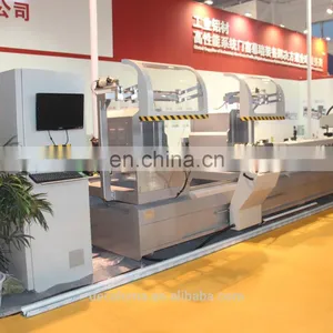CNC 3 Axis Double Head Precision Cutting Saw Window Making Machine for Aluminum Profile With High Quality and Competitive thumbnail-4