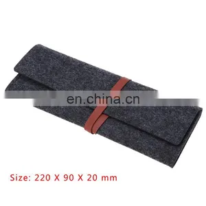 2018 New Style Roll up Felt Pencil Pouch With Customized Logo thumbnail-6