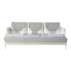 China Supplier Quilted 100%cotton Stretch Sofa Cover Protective Anti-slip Sofa Seat Cushion Cover thumbnail-4