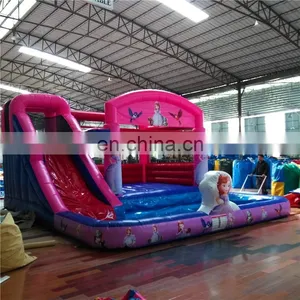 Inflatable Princes Bouncer Bouncy Castle House With Pool ,Inflatable Jumping and Slide Bouncer Castle For Family , Business thumbnail-5