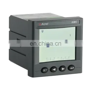 Acrel AMC72L-AV/CJM Digital Programmable Panel Voltmeter/rs485/1channel Alarm Output/2DI/2DO thumbnail-1