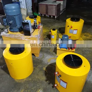 Bridge Construction Acting Lifting Hollow Piston Stressing Jack thumbnail-5