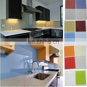 Back Painted Tempered Glass Splash Backs for Kitchen thumbnail-5