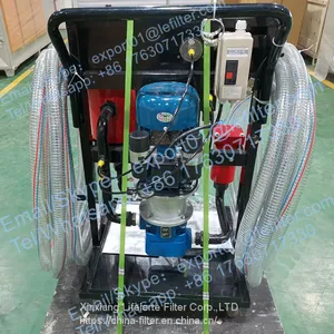 Hydraulic Oil Vacuum Filter Cart for Wood Working Powder Coating Metallurgy Customized Mobile High-precision Filtration thumbnail-4