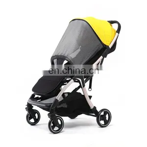 Auto Folding Baby Stroller Comfort Price Light Weight Pram thumbnail-1