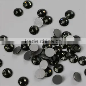 Wholesale Jet Diamond Flatback Rhinestone Non Hot Fix Crystal thumbnail-1