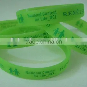 Wholesale Corporate Gifts Colorful Silicone Wristband Bracelet thumbnail-3