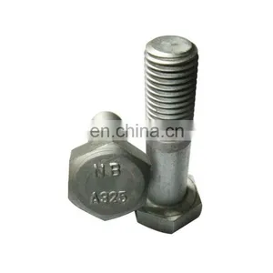 China Astm A325 Bolt for Steel Structure Galvanized Heavy Structural Hex Bolts With Nuts thumbnail-1
