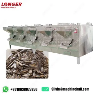 High Quality Sunflower Seeds Peeling and Roasting Machine Sunflower Seed Roasting Machine thumbnail-1