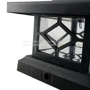 Solar Post Cap Light Waterproof Energy Saving LED Solar Fence Light Warm White Light Decoration for Garden Fence thumbnail-3