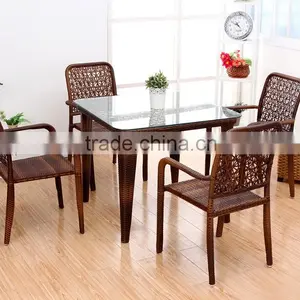 High End Restaurant Ratten Chair Set PRT14818(1+4) thumbnail-1